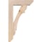 Ekena Millwork Olympic Slat Smooth Bracket w/ Offset Brace, Douglas Fir, 5 1/2"W x 18"D x 30"H BKT0604X18X30OLY06SDF - alternate 4